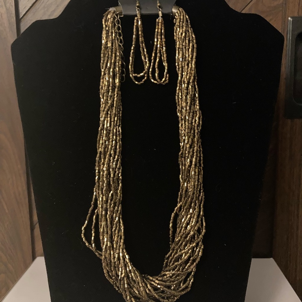 The Speed of STARLIGHT Brass Necklace